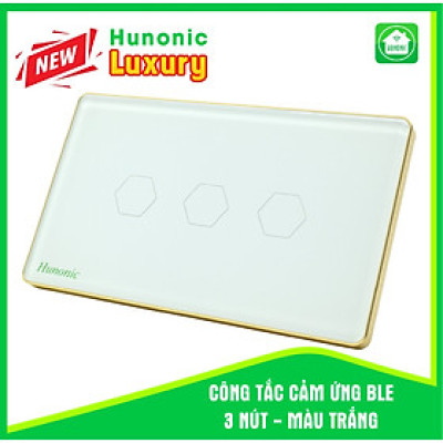 Công tắc thông minh LUXURY 3 nút - Hàng chính hãng