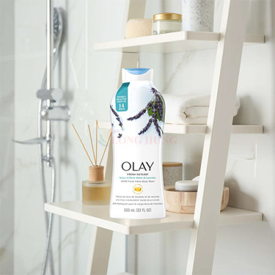 Sữa tắm Olay Fresh Outlast Body Wash (650ml) - Hàng chính hãng