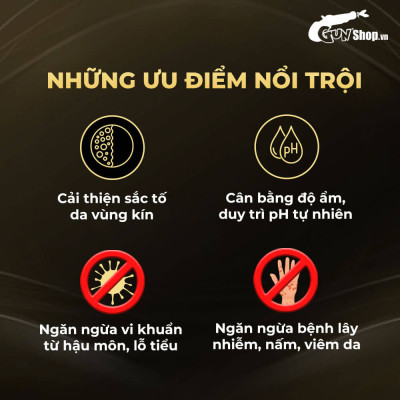 Dung dịch vệ sinh nam dạng bọt, hương thơm nam tính Shell Masculine Scents - Chai 100ml