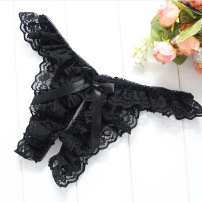 Quần lót lọt khe đẹp - đen