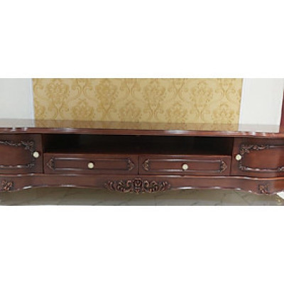 KỆ TIVI GỖ 2M2 TÂN CỔ ĐIỂN NHẬP KHẨU NGUYÊN CHIẾC 929G