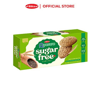 Combo 2 Bánh Quasure SugarFree Cookies Bibica 128g