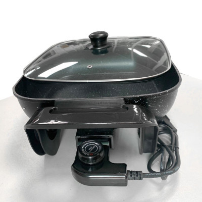 Nồi Chảo Lẩu Điện Vuông Đa Năng - DTCLD01, Giao mầu ngẫu nhiên - Hàng nhập khẩu