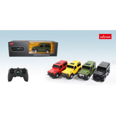 Đồ Chơi Xe Điều Khiển 1:24 Land Rover Defender Xanh Lá RASTAR R78500-GRN