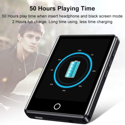 Máy Nghe Nhạc Ruizu M6 - Màn Hình Cảm Ứng 2.8 Inches, Bluetooth 5.0, Loa Ngoài, Pin 50h - Hàng Chính Hãng