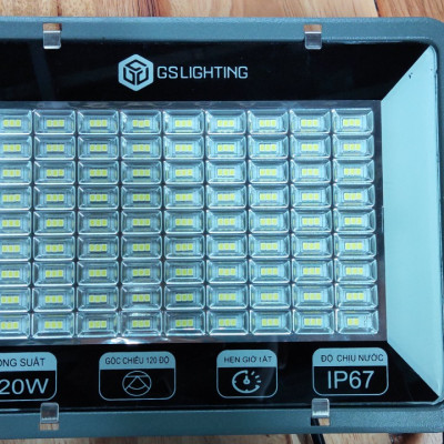 Đèn pha năng lượng mặt trời 120W GSlighting ( solar flood light)