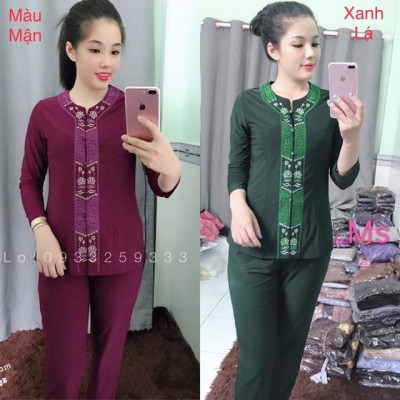 ĐỒ LAM ĐI CHÙA  Mẫu Lắc Khóa Vải Thun Lạnh