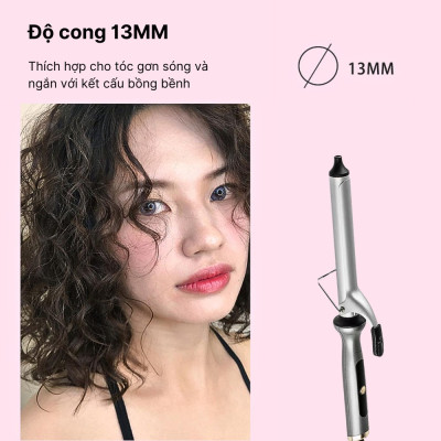 Máy uốn tóc xoăn SOKANY SK15003 chất liệu ceramic an toàn, giúp bạn trải nghiệm tóc xoăn chuyên nghiệp ngay tại nhà - HÀNG CHÍNH HÃNG