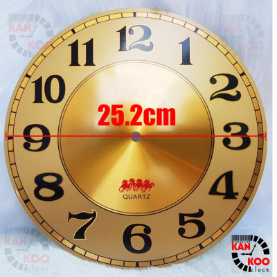 Mặt số đồng hồ treo tường nhôm đường kính 25.2cm (D252)- kiểu số Học Trò