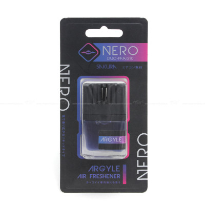 Nước Hoa Ghim Máy Lạnh AIR-Q Nero Duo-Magic Argyle No306-2 Sakura 9ml