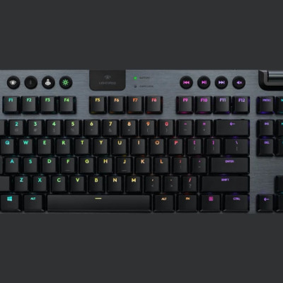 Bàn phím game cơ học không dây Lightspeed Logitech G913 TKL - Hàng chính hãng