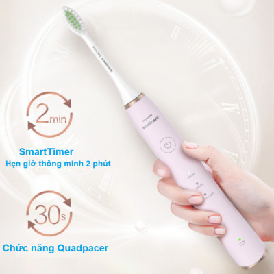 Bàn chải đánh răng điện Philips Sonicare HX2461 3 chế độ - Hàng Chính Hãng