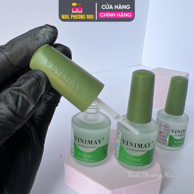 Kiềm Dầu Vinimay Primer Chai 15ml Cao Cấp Làm Nail, Khử Dầu Bề Mặt Móng Giúp Sơn Gel Bám Chắc Bền Sau Đắp Bột Gel
