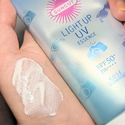 Kem chống nắng nâng tone Kosé Suncut Tone Up UV Essence Pink Flamingo SPF50+ PA++++ giúp bảo vệ da (80g) - Hàng chính hãng