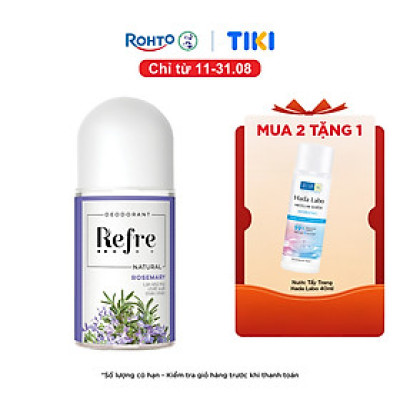 Lăn khử mùi chiết xuất thiên nhiên Refre Natural