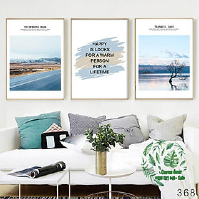 Tranh canvas treo tường quotes hay