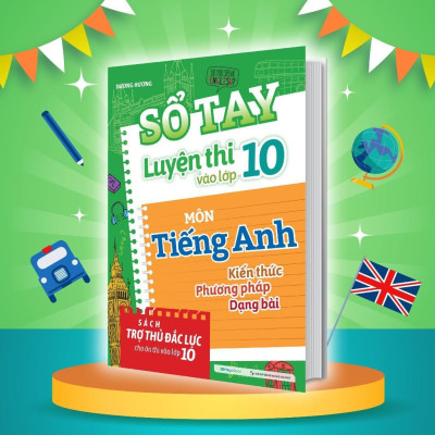 Sách - Sổ Tay Luyện Thi Vào Lớp 10 Môn Ngữ Văn + Tiếng Anh - Combo 2 Cuốn - Megabook