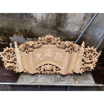 Hoành Phi Câu Đối Gỗ Gụ