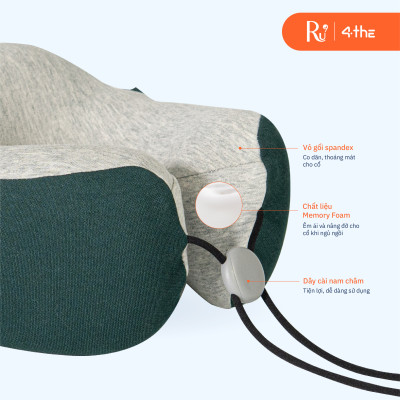 Gối Du Lịch DiDi Nhỏ Gọn và Cao Cấp - Chất Liệu Mút Hoạt Tính - 3 Màu Sắc Đa Dạng