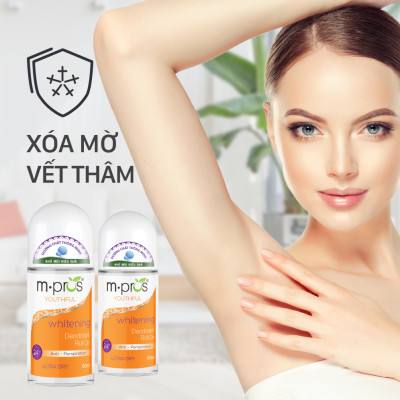 Lăn Khử Mùi – Trắng Mịn – Trẻ Trung M.pros 60ml