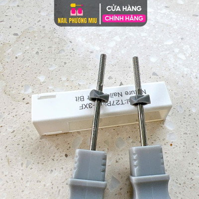 Đầu Mài Titan 3XF Hình Khối Đầu Mài Trụ Làm Nail, Mài Da Siêu Sạch Hiệu Quả, Đẩy Da Mịn Màng Cho Móng Tay Chân, Chất Lượng Cao Cấp Bền Bỉ T27 Plus