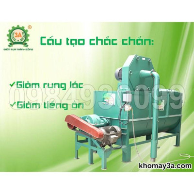 Máy xay trộn đa năng 3A - Máy chế biến thức ăn chăn nuôi- Hàng Chính Hãng