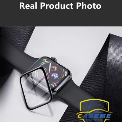 Miếng dán màn cho Apple Watch 44mm / 40mm / 42mm / 38mm cường lực dẻo Full viền 5D, chống xước, chống sốc cao cấp - Hàng nhập khẩu.