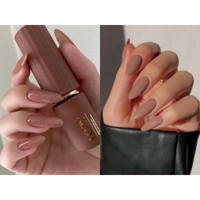 Sơn Thạch Lẻ Màu Nâu Nude Số 08 XEIJAYI VENDEENI Sang Trọng Tôn Da Làm Nail Hàn Quốc, Sơn Gel Màu Nâu trà sữa Nude Sáng Trơn Chuẩn Đẹp Nhẹ Nhàng