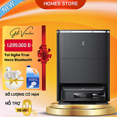 Robot Hút Bụi Lau Nhà Ecovacs X2 Omni Trợ Lý Ảo YIKO Công nghệ OZMO 2.0 Lực Hút 8000 Pa - Hàng Chính Hãng