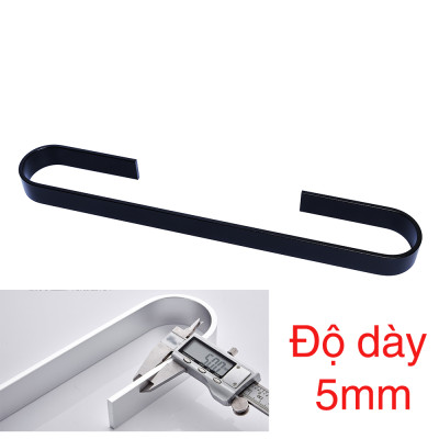 Thanh treo khăn tắm quần áo bằng nhôm dán tường Hobby Home Decor KN1