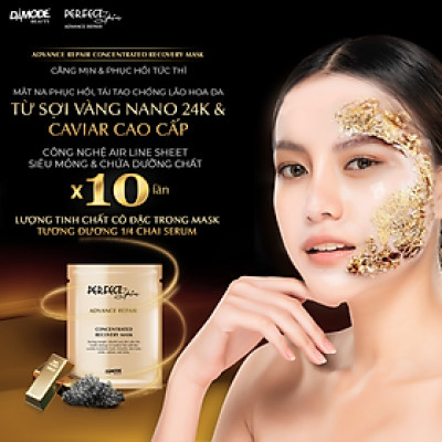 Mặt nạ tinh chất cô đặc tái sinh tế bào phục hồi da CONCENTRATED RECOVERY MASK DAMODE hộp 8 cái 