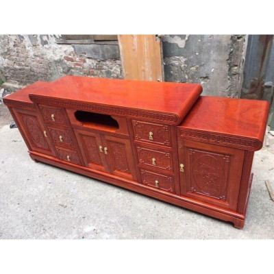 Kệ tivi mõ gỗ xoan đào