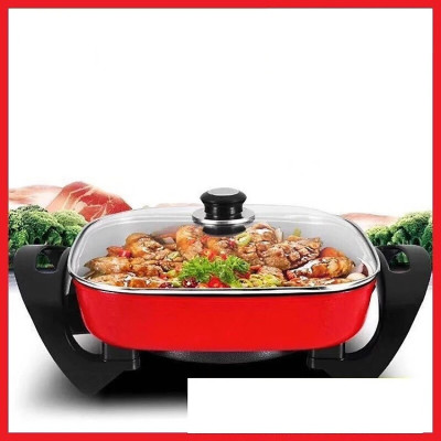 Nồi Chảo Lẩu Điện Vuông Đa Năng - DTCLD01, Giao mầu ngẫu nhiên - Hàng nhập khẩu