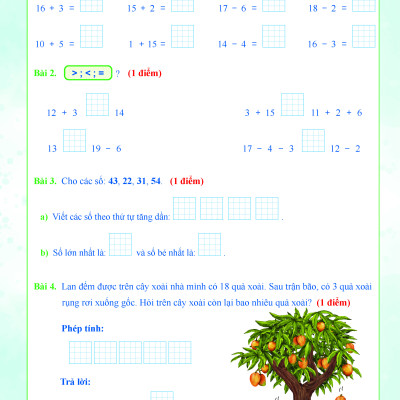 Combo Đề Kiểm Tra Toán, Tiếng Việt Lớp 1 - Cánh Diều (Tự Chọn Sách)