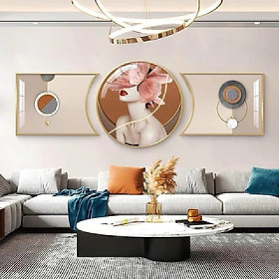 TRANH CÔ GÁI - TRANH TRÁNG GƯƠNG - TRANH TREO PHÒNG NGỦ - TRANH CÔ GÁI QUYẾN RŨ(TẶNG KÈM ĐINH 3 CHÂN)