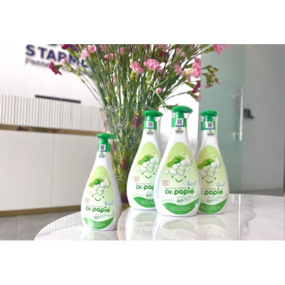 Bọt tắm gội thảo dược Dr.Papie 300ml