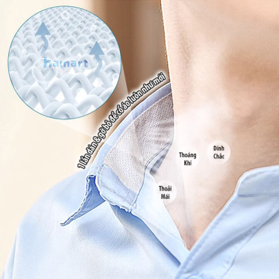 Cuộn 8M Băng Dán Cổ Áo Sơ Mi Chống Bẩn Vải Không Dệt Thoáng Khí Bám Dính Tốt Thấm Hút Mồ Hôi