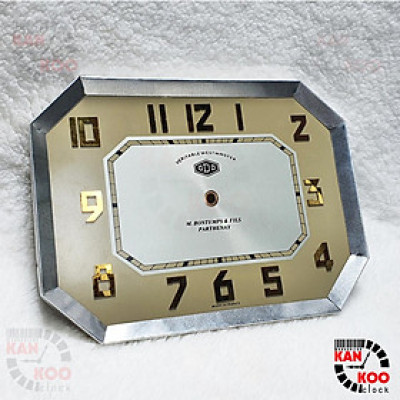 Mặt số  đồng hồ Odo cổ kiểu bát giác ngang 25cmx 19cm, thay thế mặt Odo cũ do Kankoo Clock cung cấp và bảo hành 5 năm