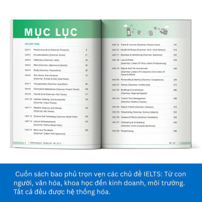 Comprehensive Vocabulary For IELTS - Từ vựng toàn diện luyện thi IELTS