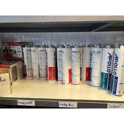 KEO SILICONE APOLLO A300 ( TRẮNG,TRONG,ĐEN)