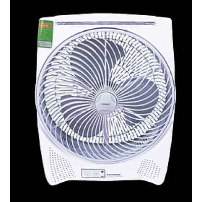 Quạt Sạc Tích Điện Tiross TS9174 30cm, Pin Lithium 8000mAh - Hàng Chính Hãng