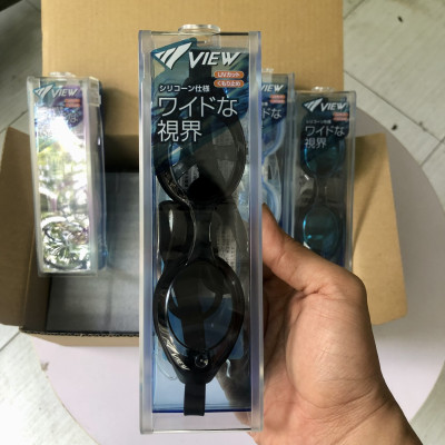 Kính Bơi Nhật Bản VIEW V610 BK Chống Tia UV Chống Sương Mù (Đen) - Hàng chính hãng 100% sản xuất tại Nhật Bản