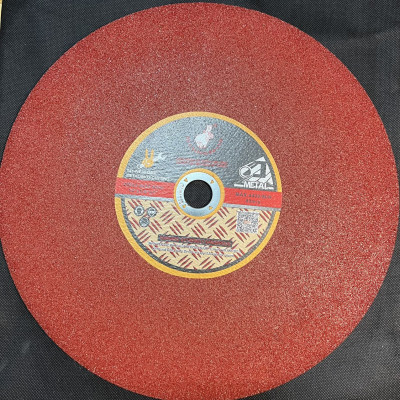 Đá cắt sắt-đá cắt inox-đá cắt máy bàn-đá cắt 350mm đỏ kích thước 355x3.0x25.4mm (Gía đã bao gồm VAT)