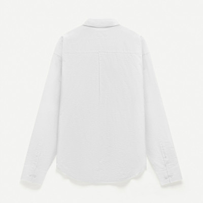 Áo Sơ Mi ROUTINE Nam Tay Dài Kẻ Sọc Họa Tiết Thêu Form Oversize - 10S24SHL002 | LASTORE MENSWEAR