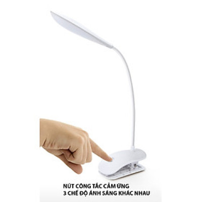 Đèn Bàn Học USB Di Động Cao Cấp Kẹp Bàn – Bảo Vệ Mắt Chống Cận KitAcoom Hàng Chính Hãng Cao Cấp, Không Bao Gồm Củ Sạc