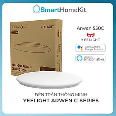 Đèn ốp trần Yeelight Arwen C-Series 450C/550C LED RGB hắt trần thông minh điều khiển bằng App - Hàng Chính Hãng
