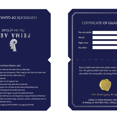 Tranh Vàng 24K PRIMA ART - CHÚA JESUS - Kích thước 18 x 20 cm - CGS-0150-34