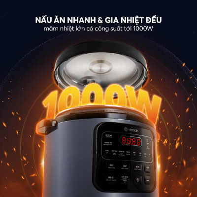 Nồi áp suất điện tử Elmich PCE-8571 - Hàng chính hãng