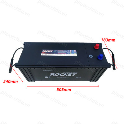 Bình Ắc Quy 12V-120Ah, Ắc Quy ROCKET SMF N120