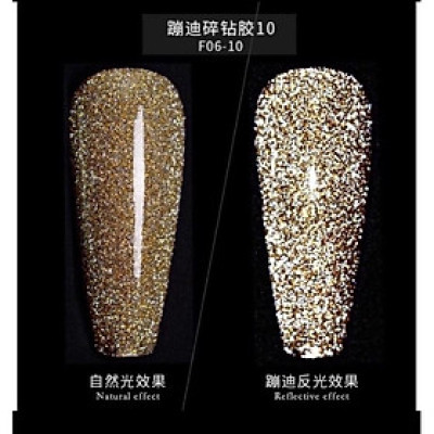 Sơn Nhũ Flash Lẻ Màu Vàng Bạc Siêu Sáng Vendeeni 15ml, Chất Đậm Mướt, Dễ Kéo, Lên Màu Chuẩn, Làm Nail Chuyên Nghiệp Nữ Sơn Gel